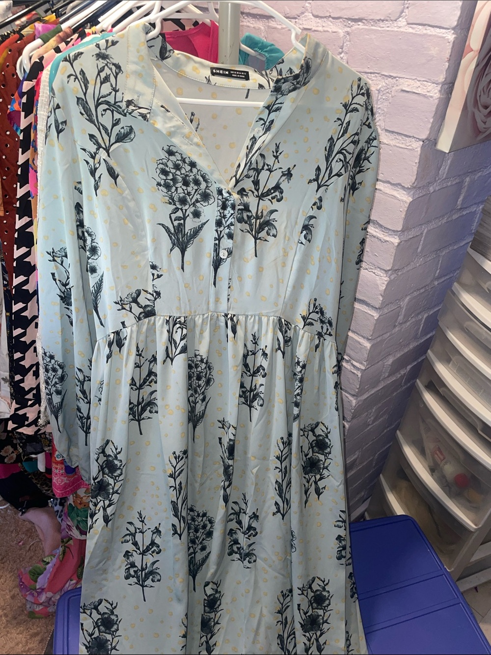 Shein floral maxi